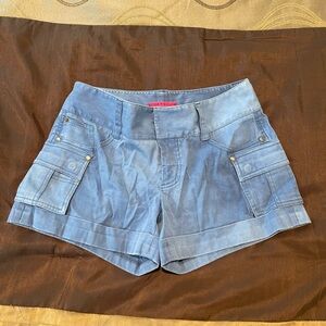 Alice + Olivia Women's Blue Cargo Shorts